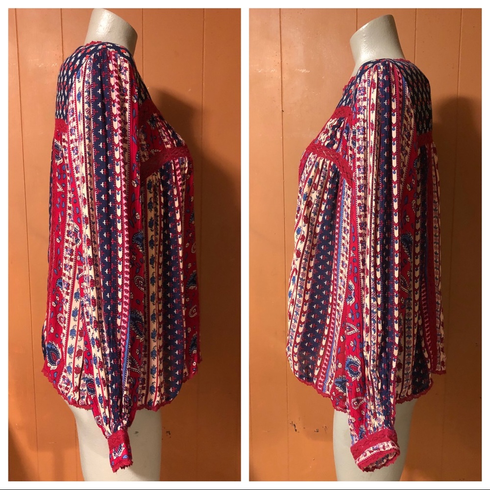 NWT Anthropologie Maeve Gretchen Patchwork Blouse 4 - Picture 7 of 15